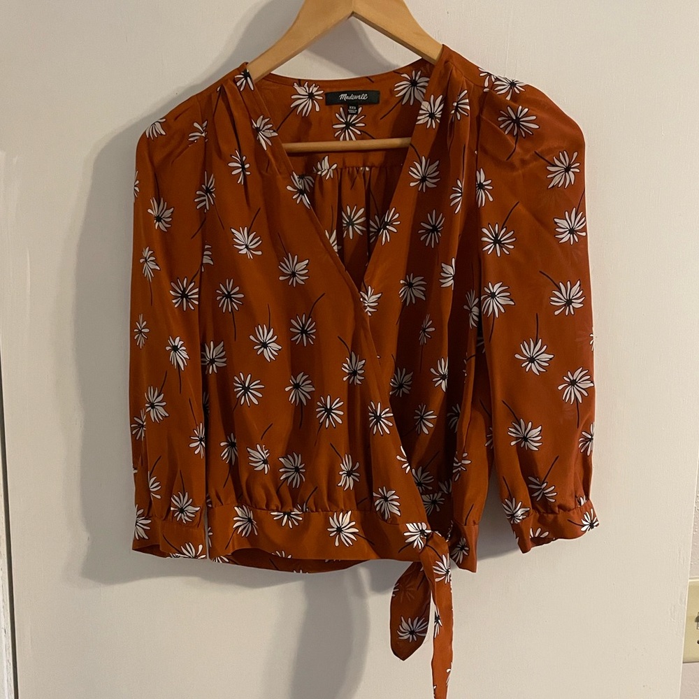 NWOT Madewell Daisy Blouse